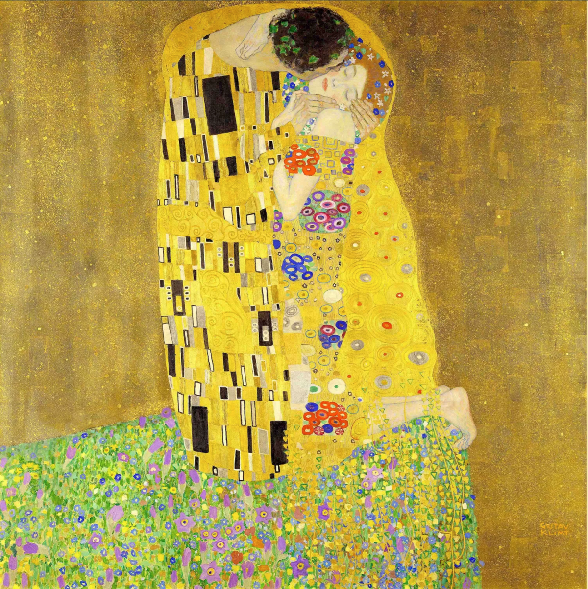 Kit de Pintura por Números: El beso — Gustav Klimt