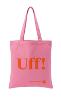 Bolsa "Uff!" — Rosa & Naranja | Deep Fish Studio