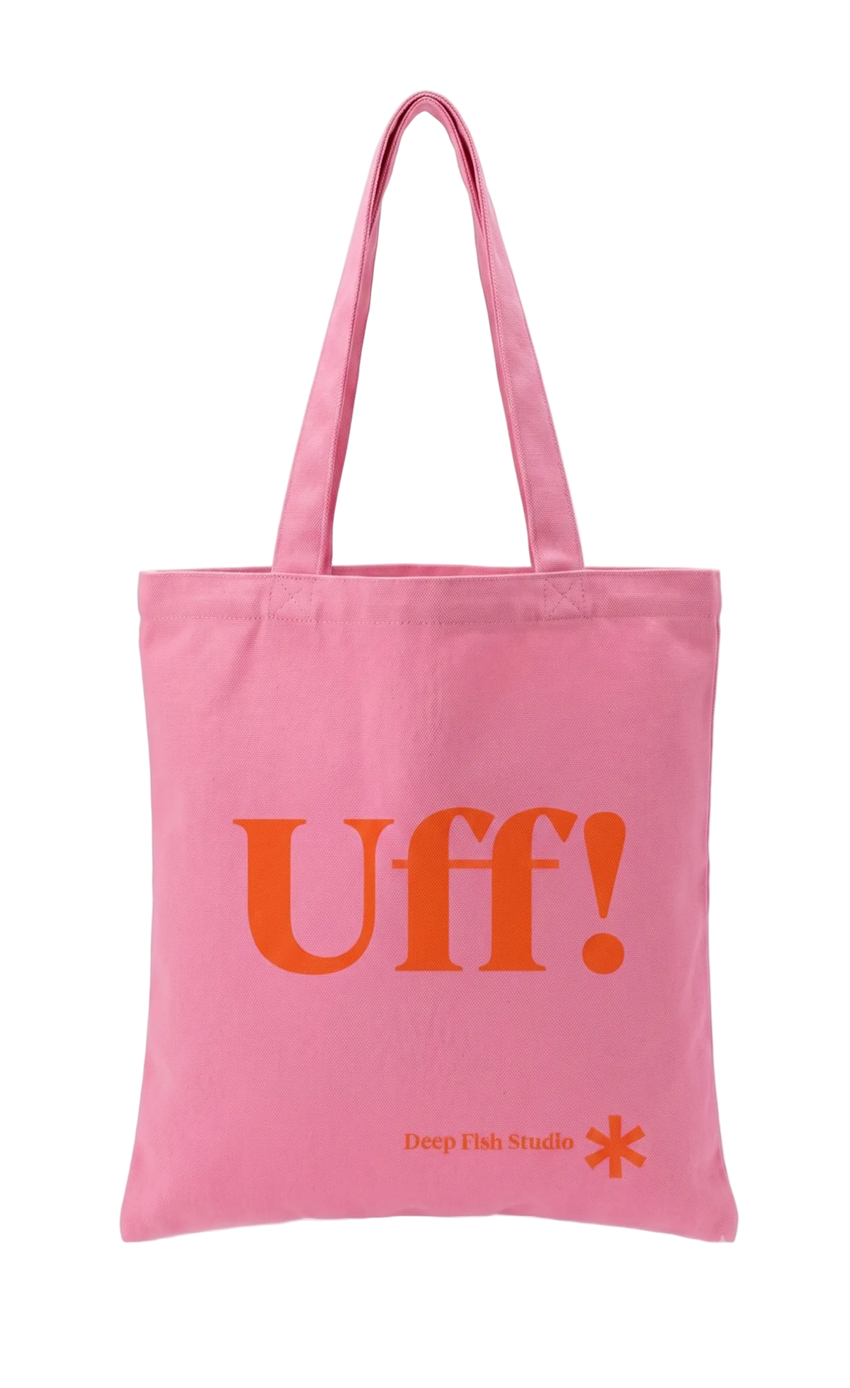 Bolsa "Uff!" — Rosa & Naranja | Deep Fish Studio